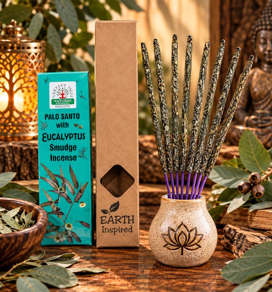 Incienso Orgánico Eucaliptus Palo Santo Orkay 25 gr
